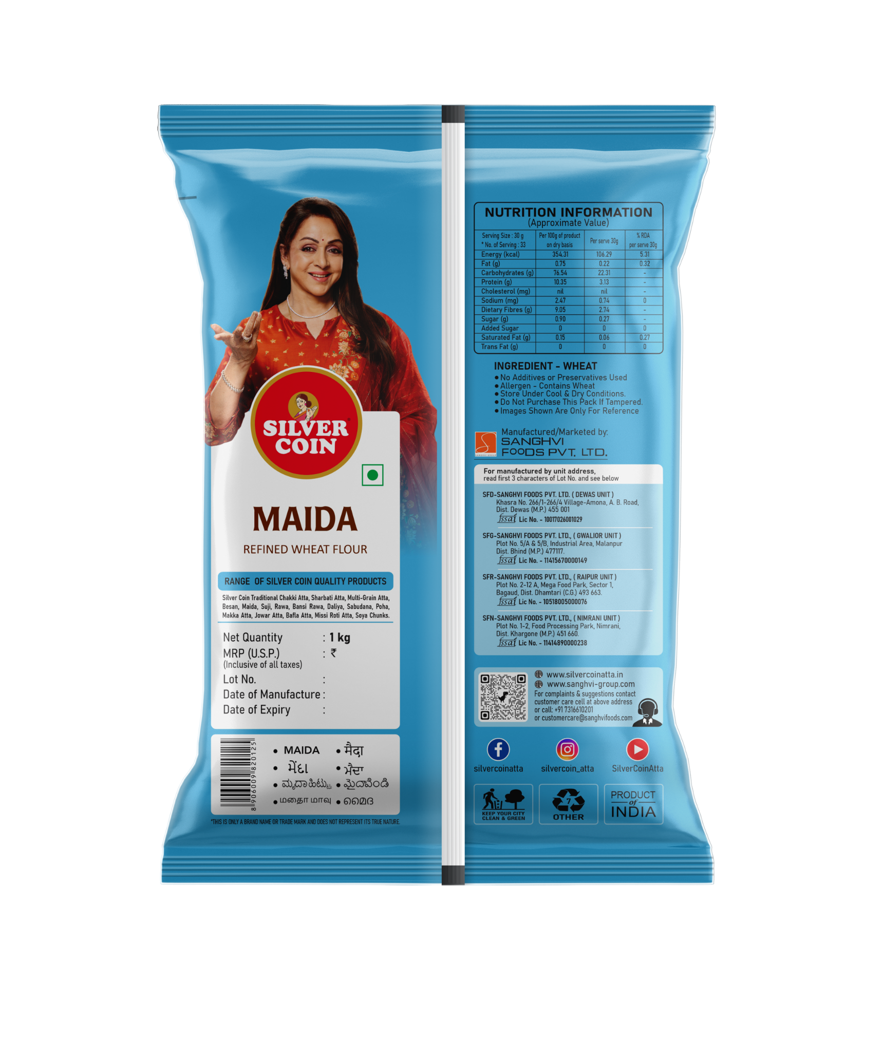 Silver Coin Maida