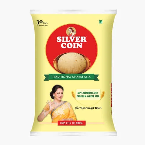 Silver Coin Traditional Chakki Atta